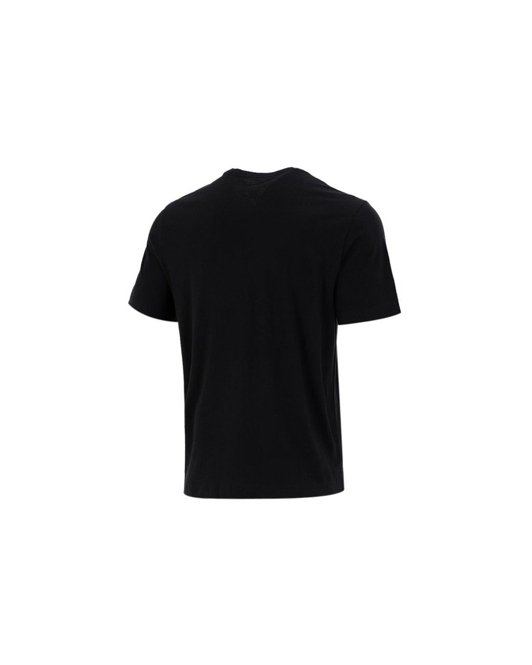 Nike Black Alphabet Logo Athleisure Casual Sports Breathable Short Sleeve for men