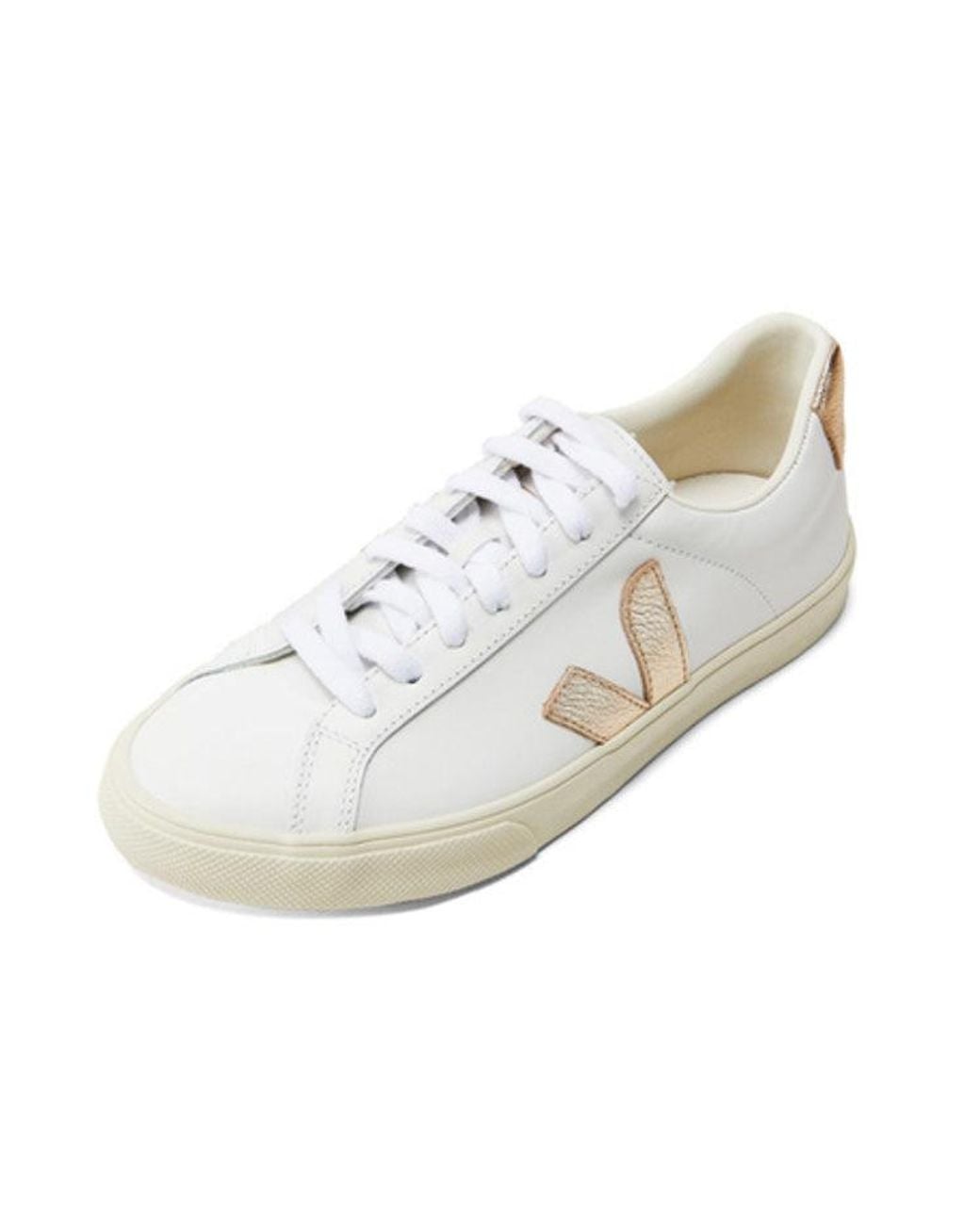 Veja White Campo Lace-Up Platine'