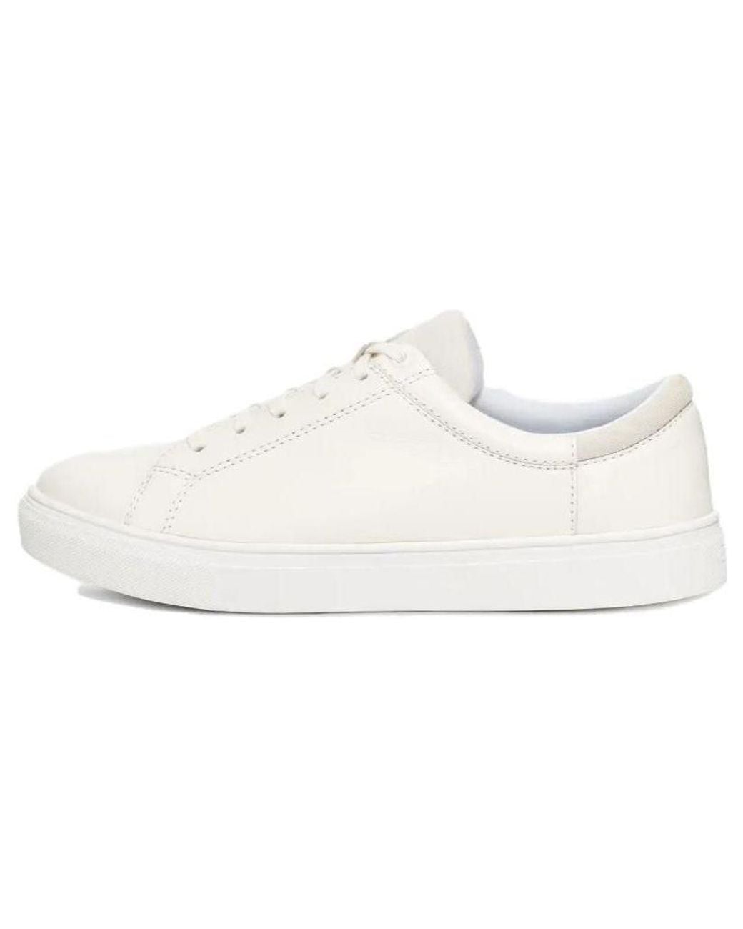 Ugg White Baysider Low Weather Shoe Leather' for men