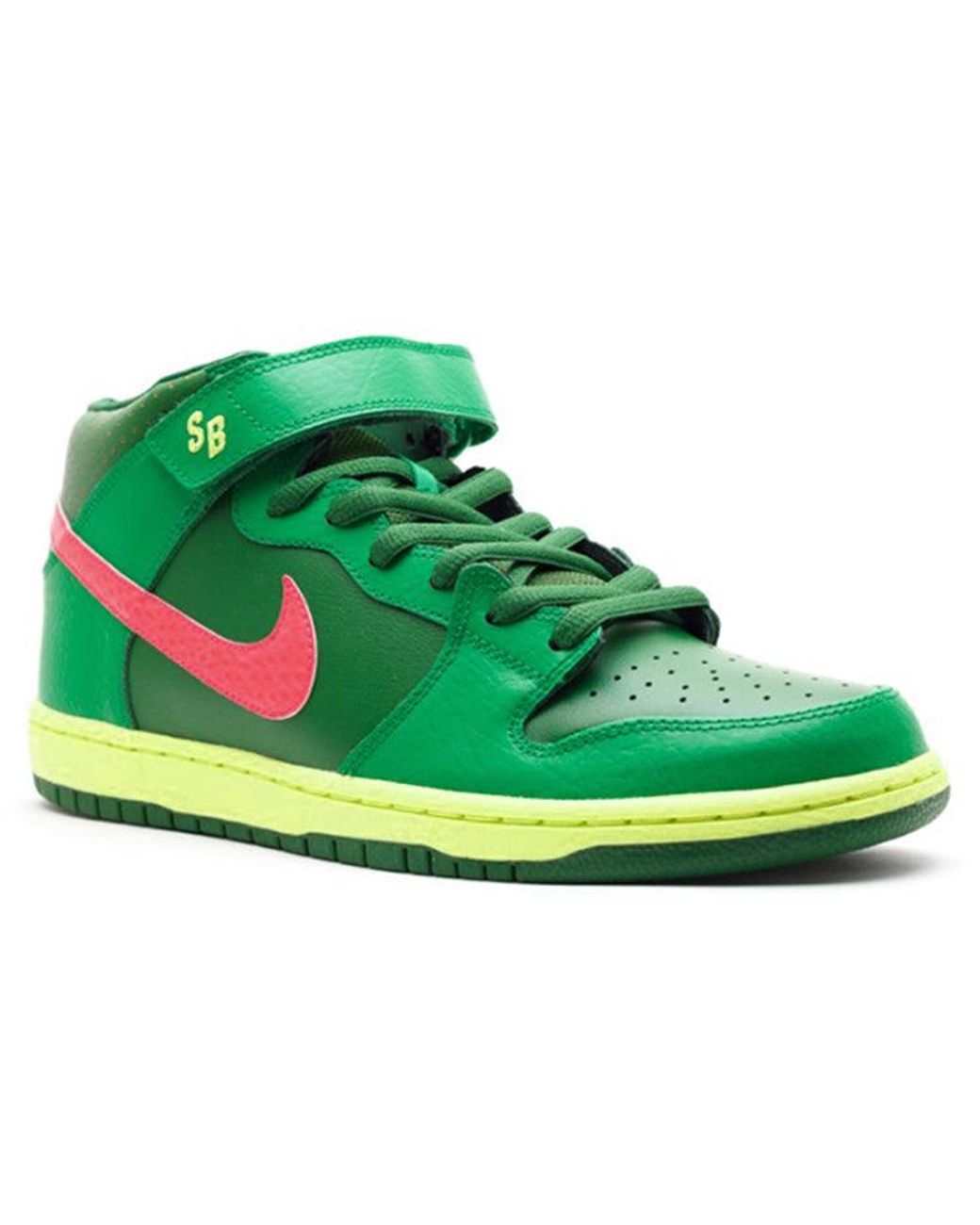 Nike Green Sb Dunk Mid Pro 'Watermelon' for men