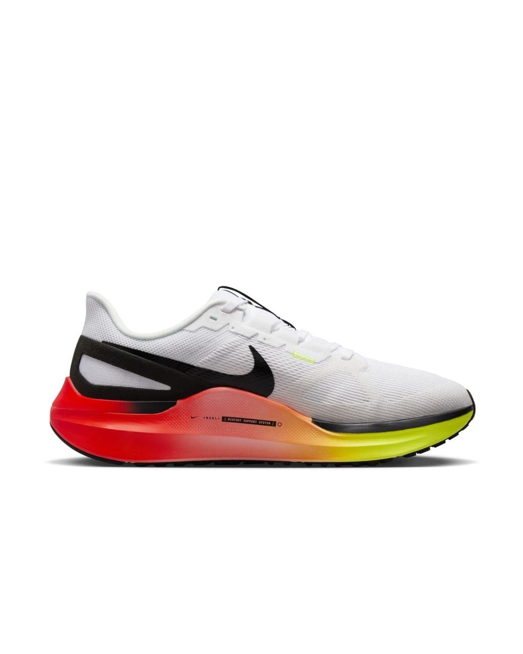 Nike White Structure 25 Bright Crimson Volt' for men
