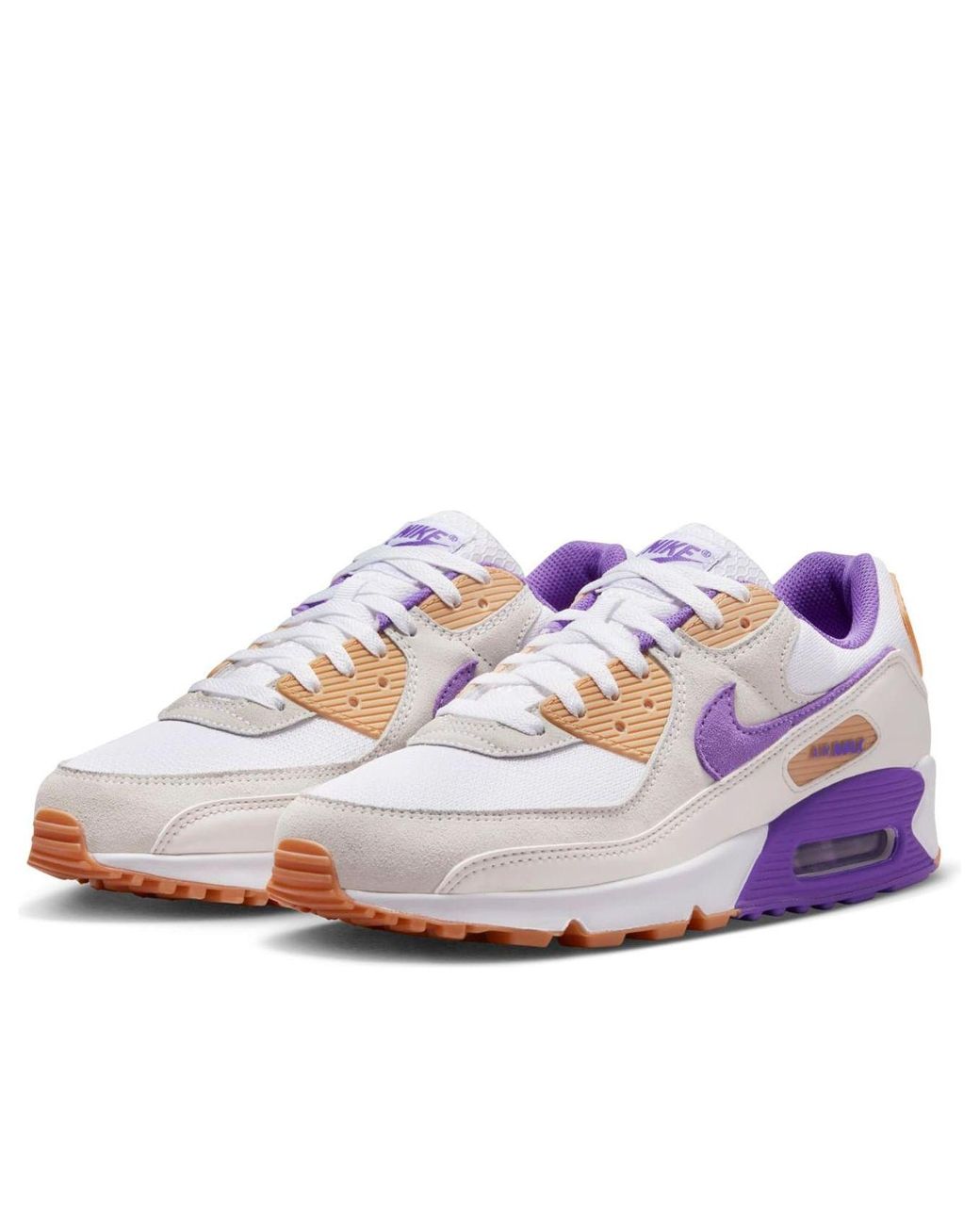 Nike White Air Max 90 'Action Grape Citron' for men