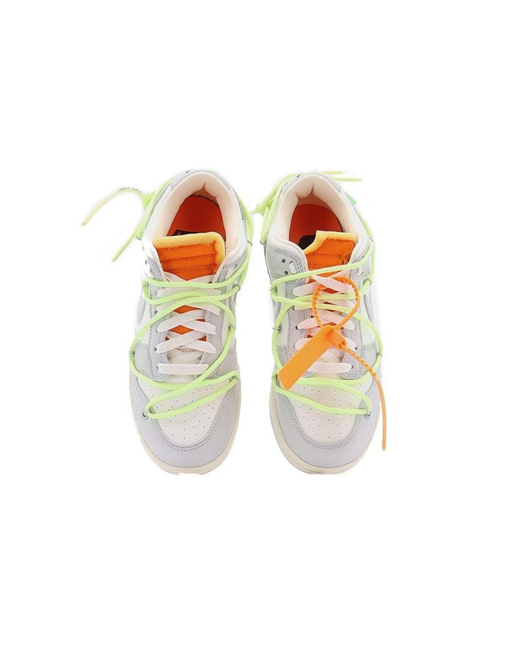 Nike Gray X Off- Dunk Low 'Lot 43 Of 50' for men