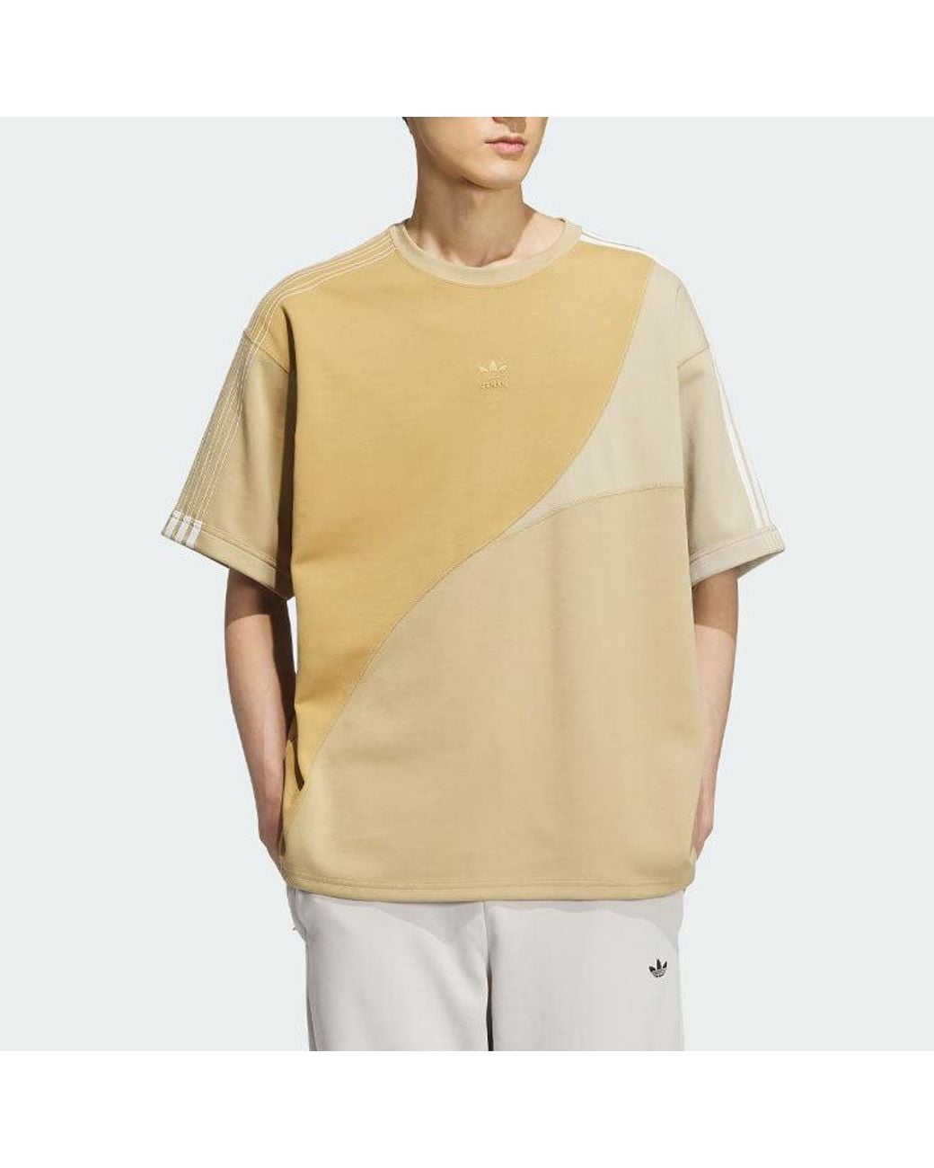 Adidas Yellow Originals Toc Graphic T-Shirts for men