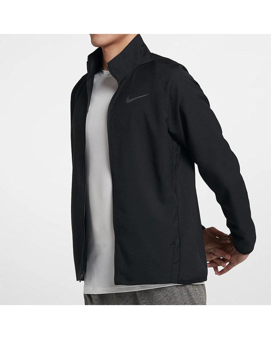 Nike Blue Dri-Fit Casual Sports Woven Training Jacket for men