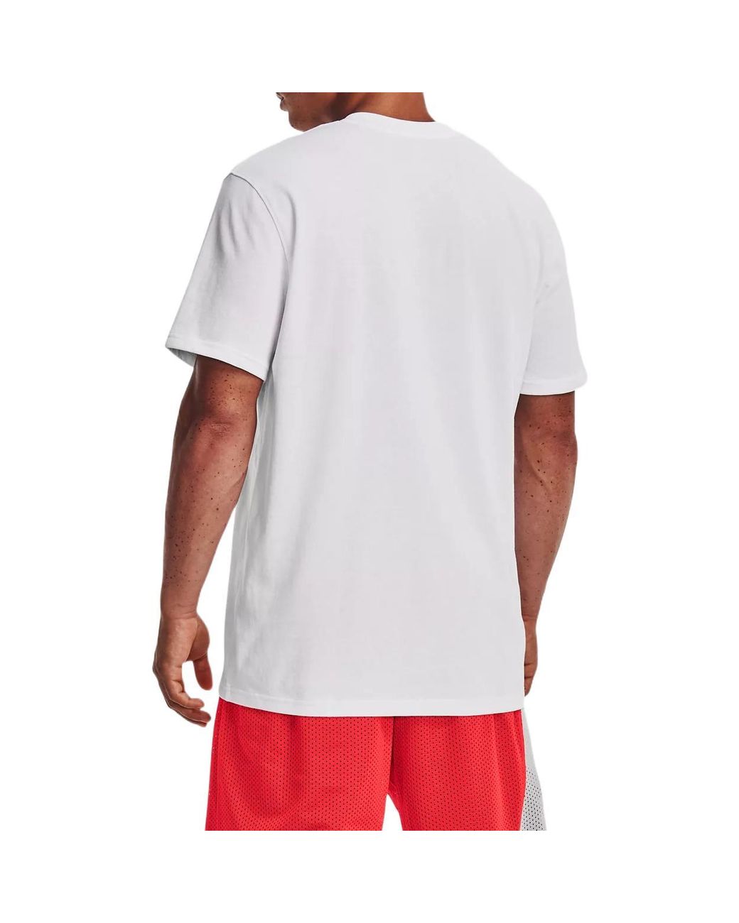 Under Armour White Curry Gradient Heavyweight T-Shirt Multi' for men