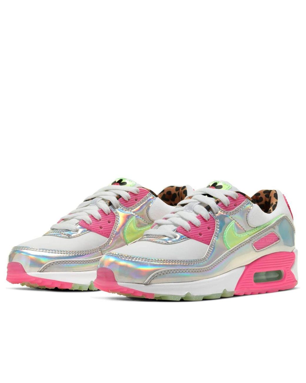 Nike White (Wmns) Air Max 90 Lx 'Laser Fuchsia'