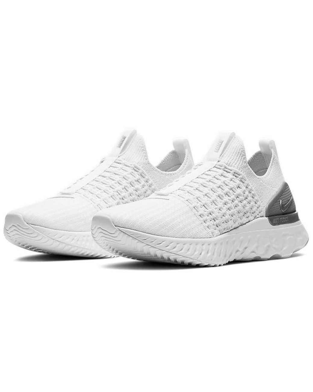Nike White Phantom Run 2 Road Running Shoes