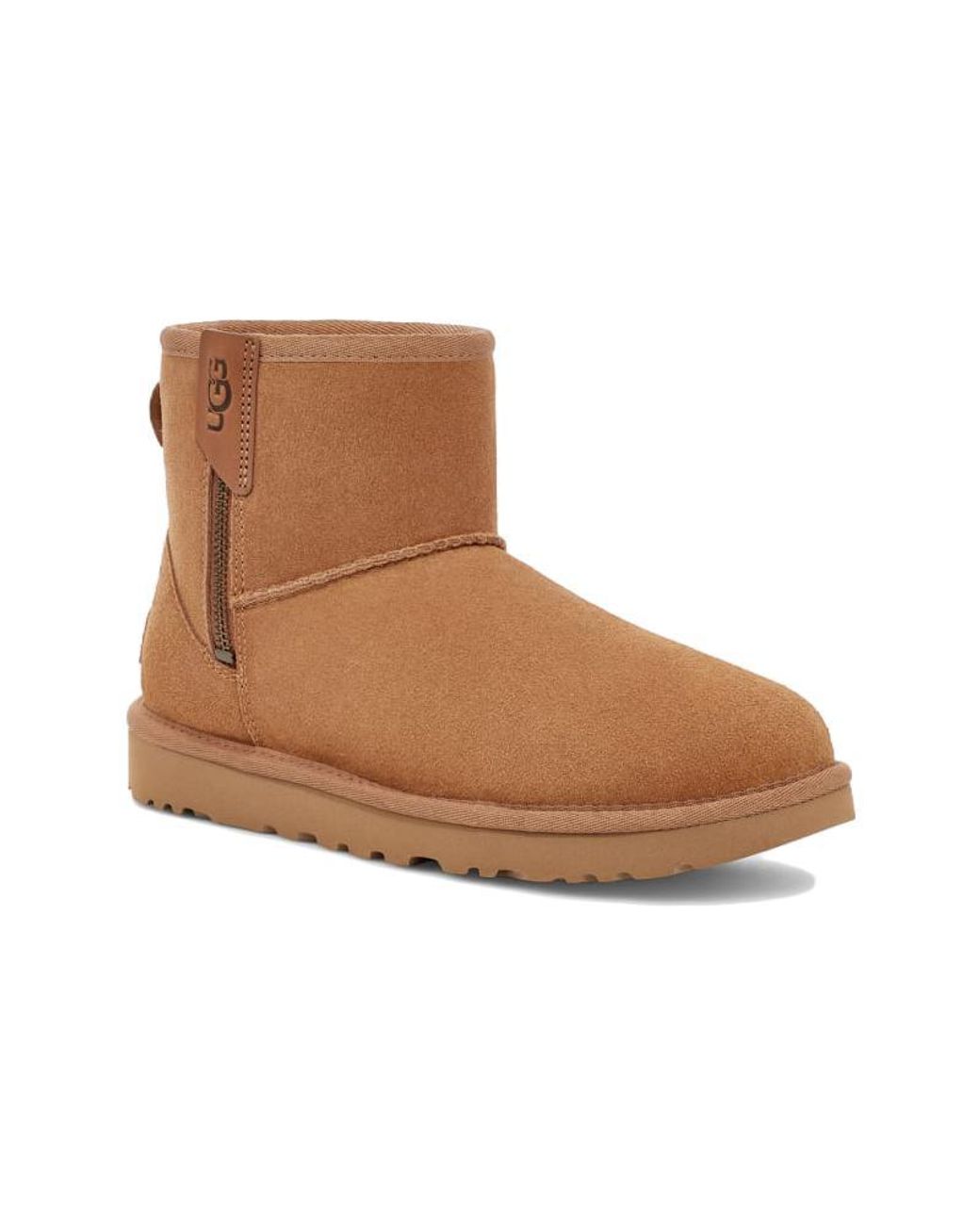 Ugg Brown (Wmns) Classic Mini Bailey Zip Chestnut 'Light'