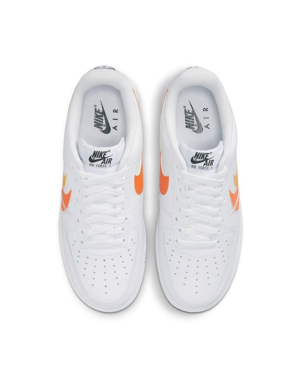 Nike White Air Force 1 Low 'Spray Paint Swoosh' for men