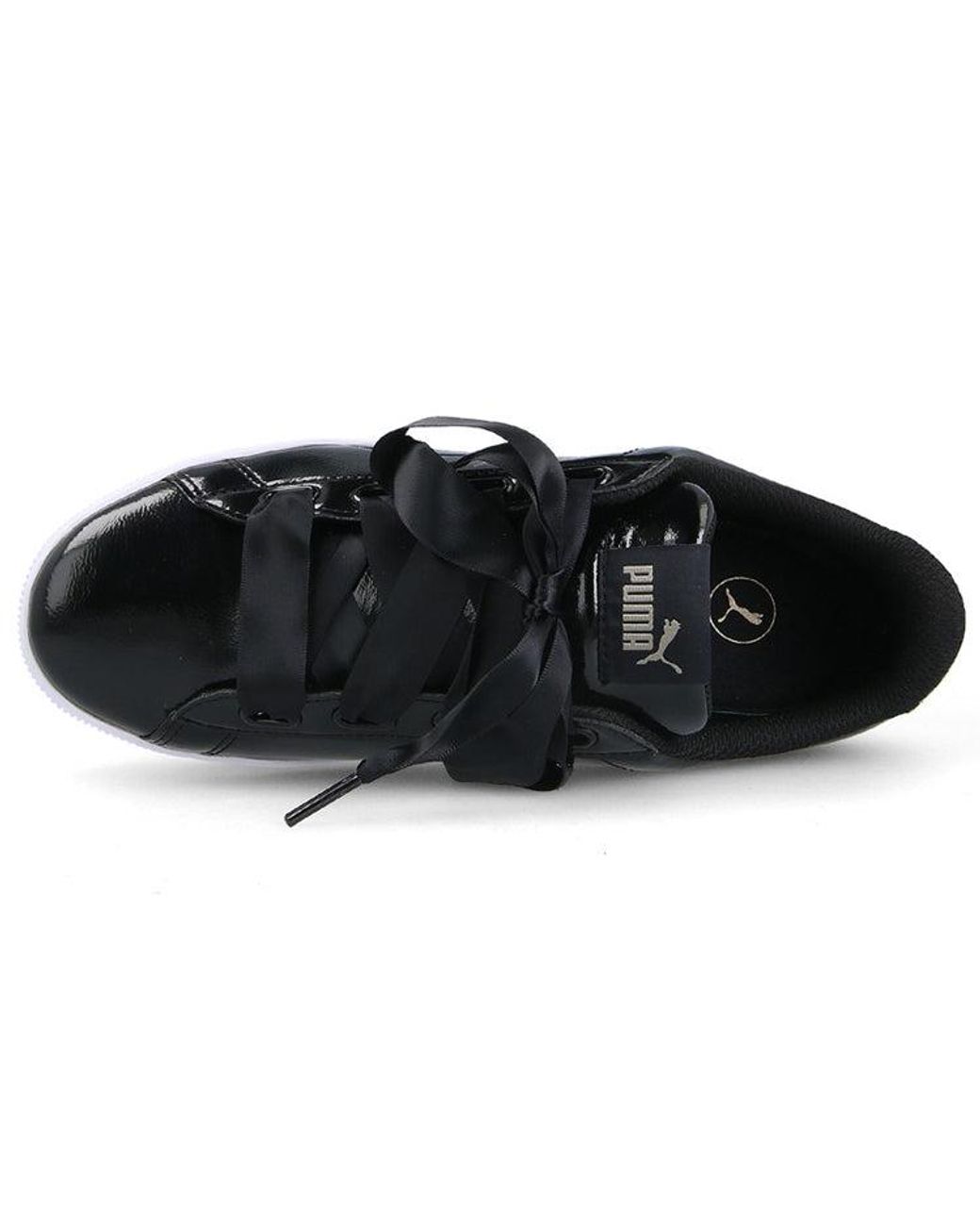PUMA Black (Wmns) Vikky Platform Ribbon