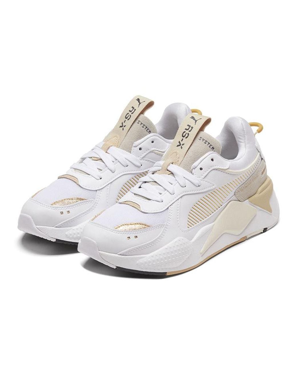 PUMA White (Wmns) Rs-X 'Mono Metal