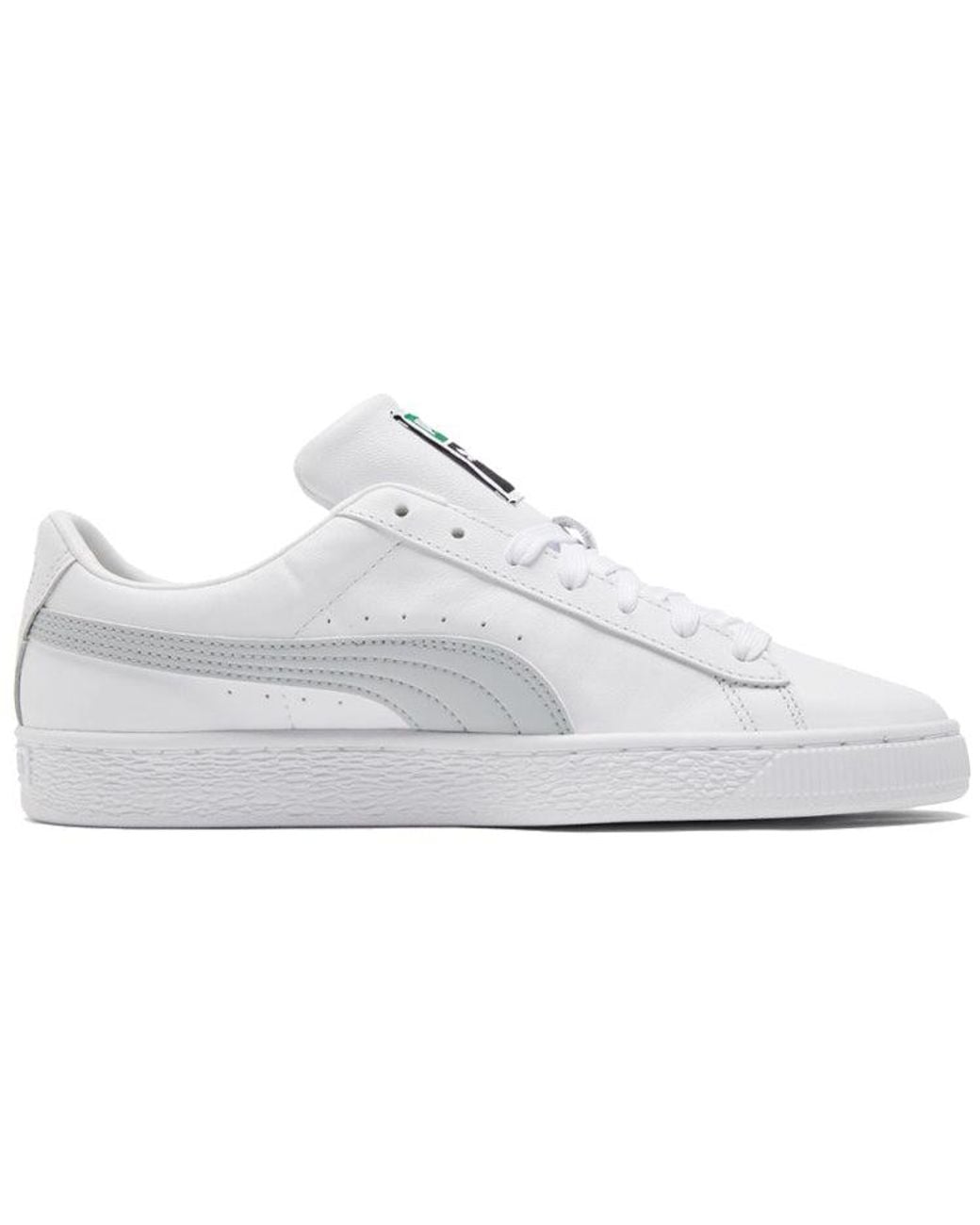PUMA White Basket Classic 21 Glacial' for men