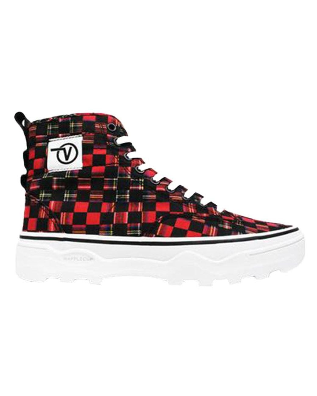 Vans Red Sentry Chessboard for men