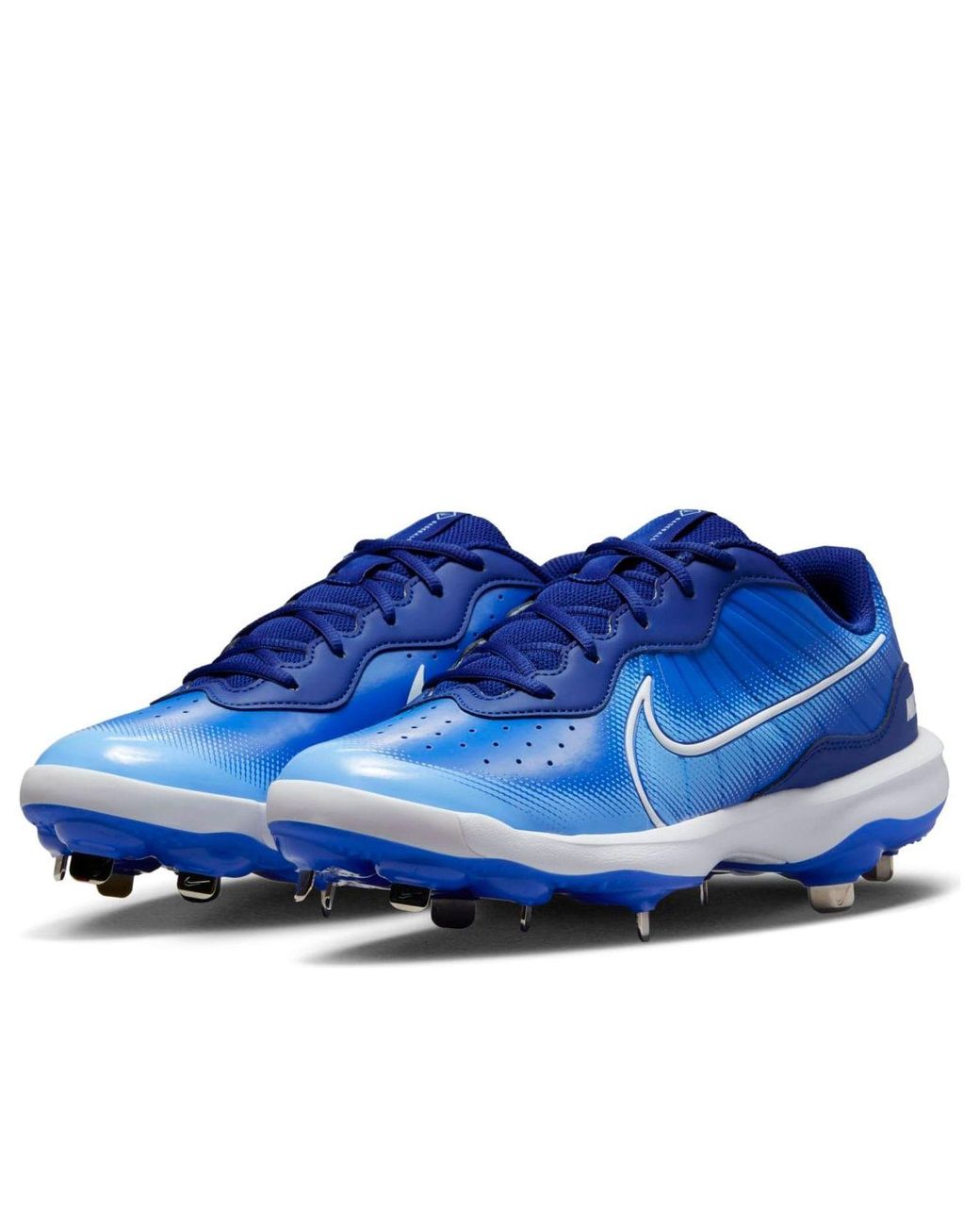 Nike Blue Alpha Huarache Varsity 4 Low 'Hyper Royal' for men