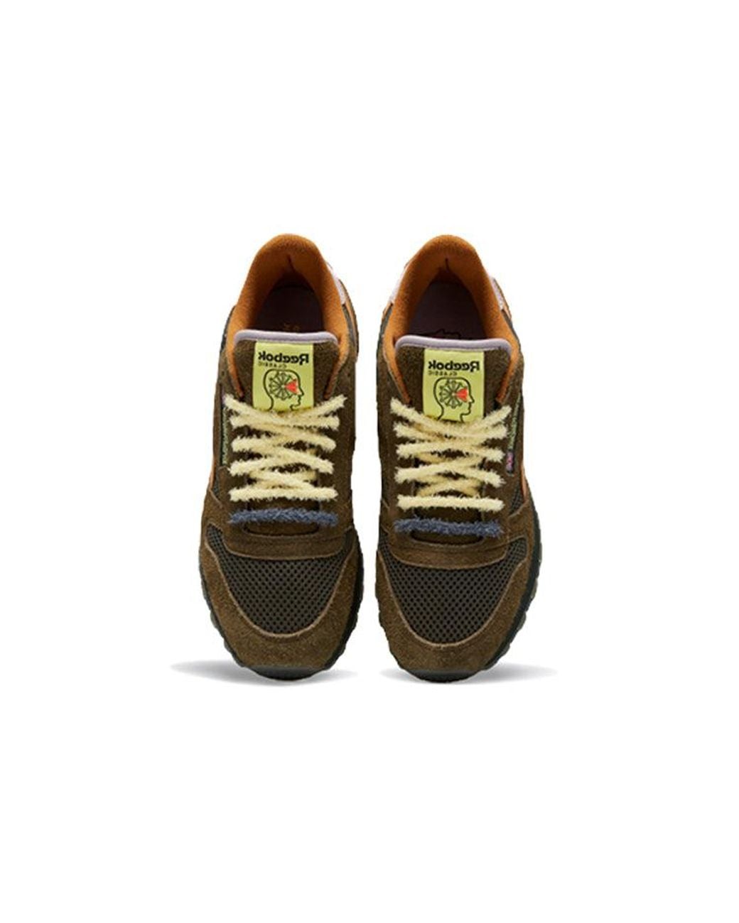 Reebok Brown Brain Dead X Classic Leather 'Fuzzy Suede' for men