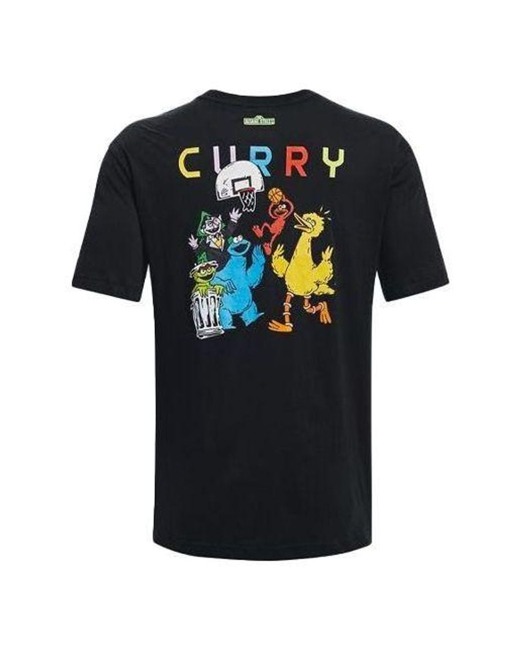 Under Armour Black Curry Sesame Street Graphic Tee for men