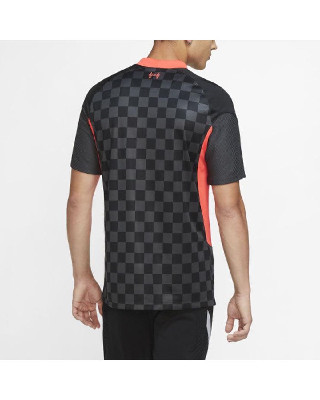 Nike Black Soccer/Football Sports Jersey Sw Fan Edition Liverpool Coal for men