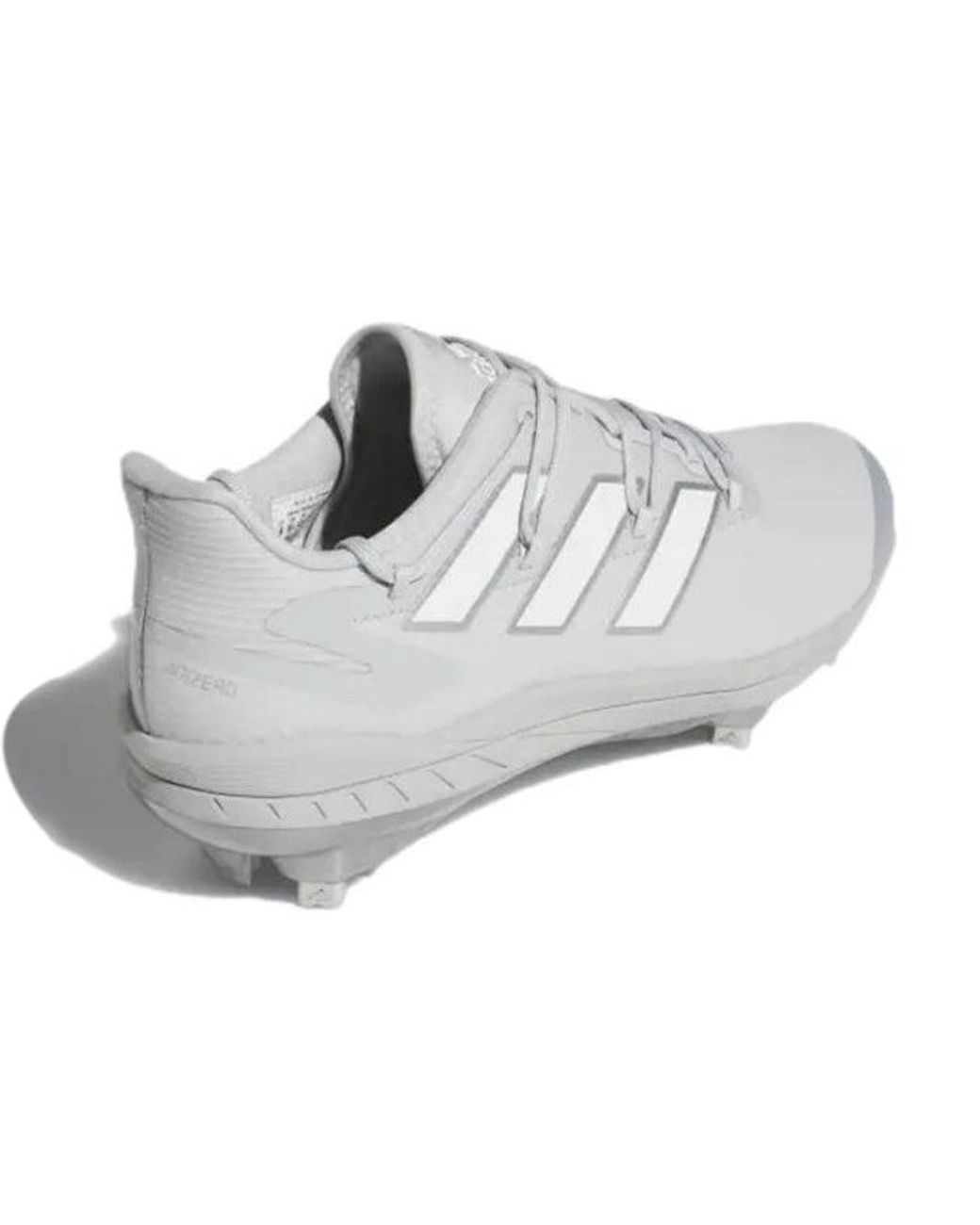 Adidas White Adizero Afterburner 8 Cleats for men