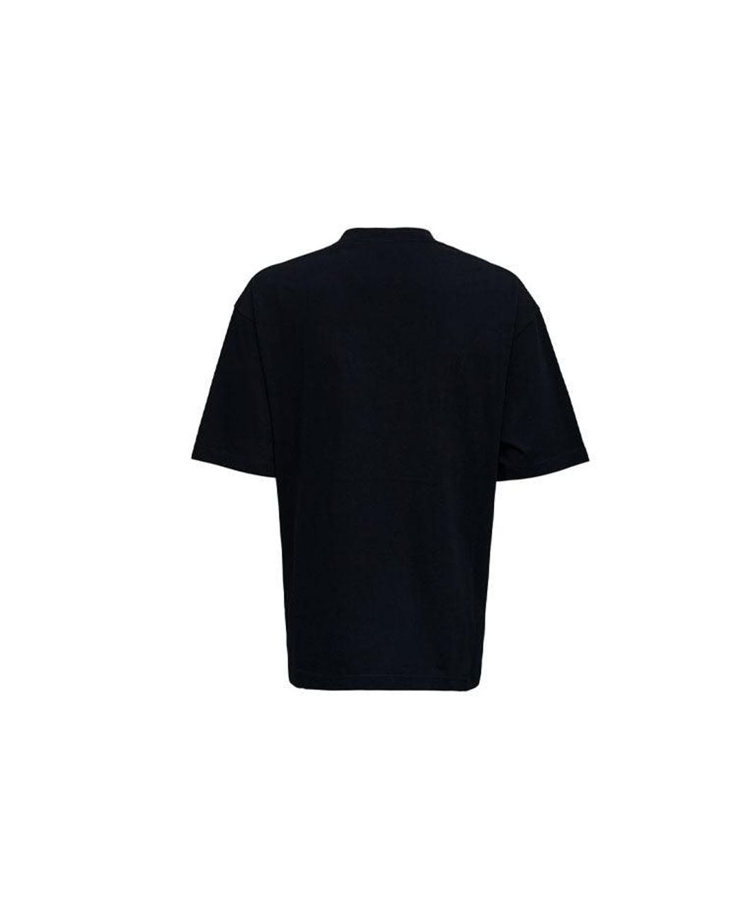 Balenciaga Black Crest Logo T-Shirt for men