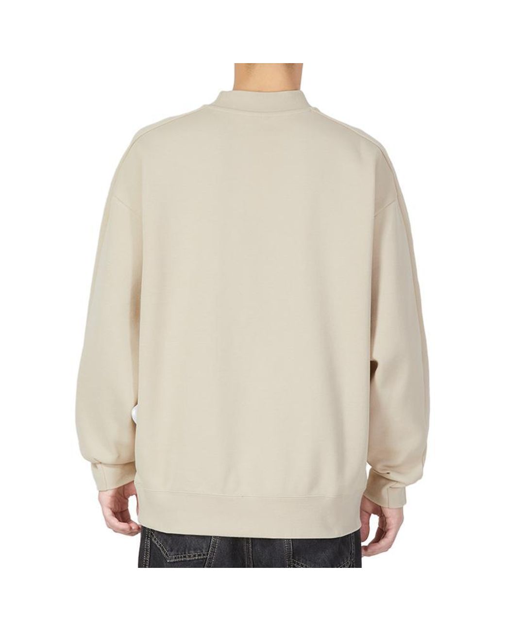 PUMA White T7 Mock Neck Crew Dk for men