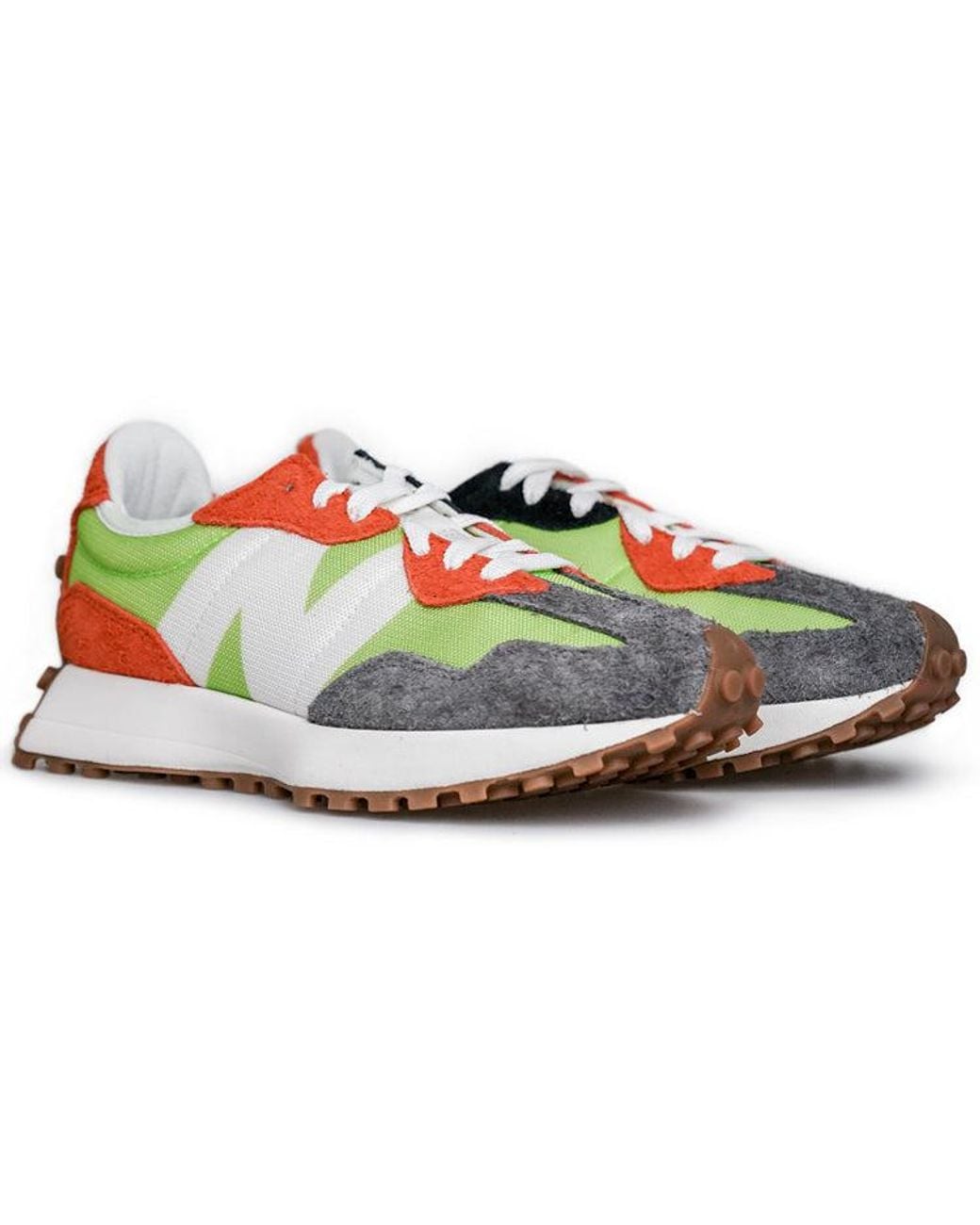 New Balance White 327 'Fluorescent' for men