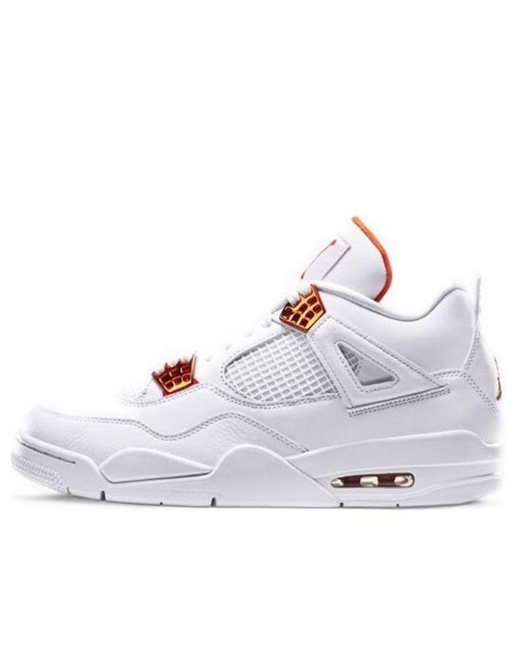 Nike White 4 Retro Metallic' for men