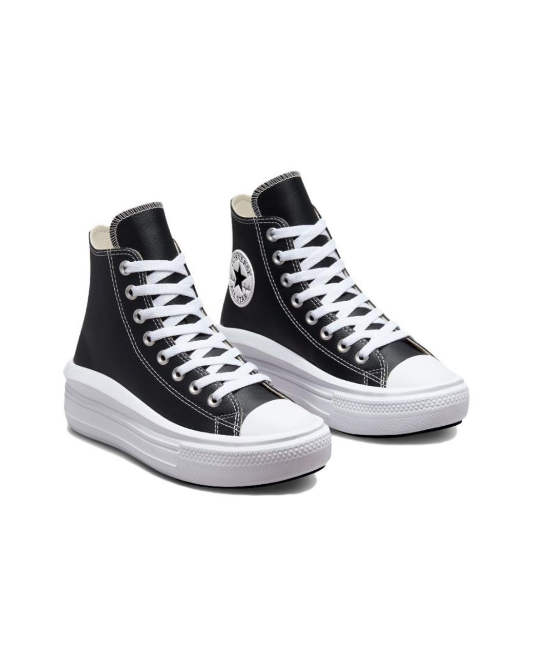 Converse Blue (Wmns) Chuck Taylor All Star Move Platform High 'Leather