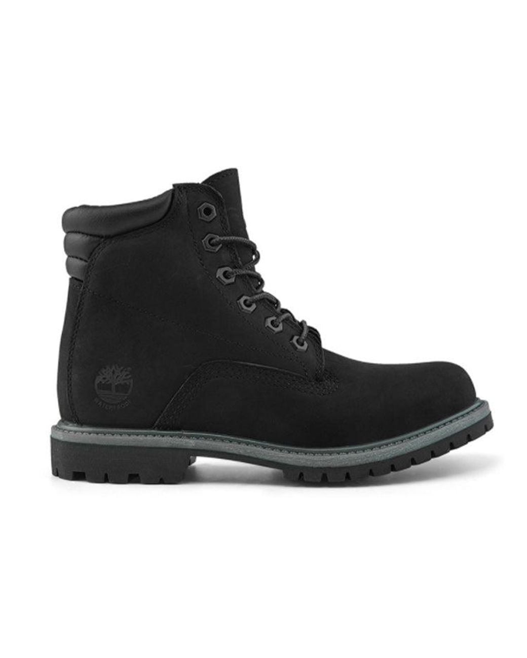 Timberland Black (Wmns) Waterville 6-Inch Waterproof Wide-Fit Boots
