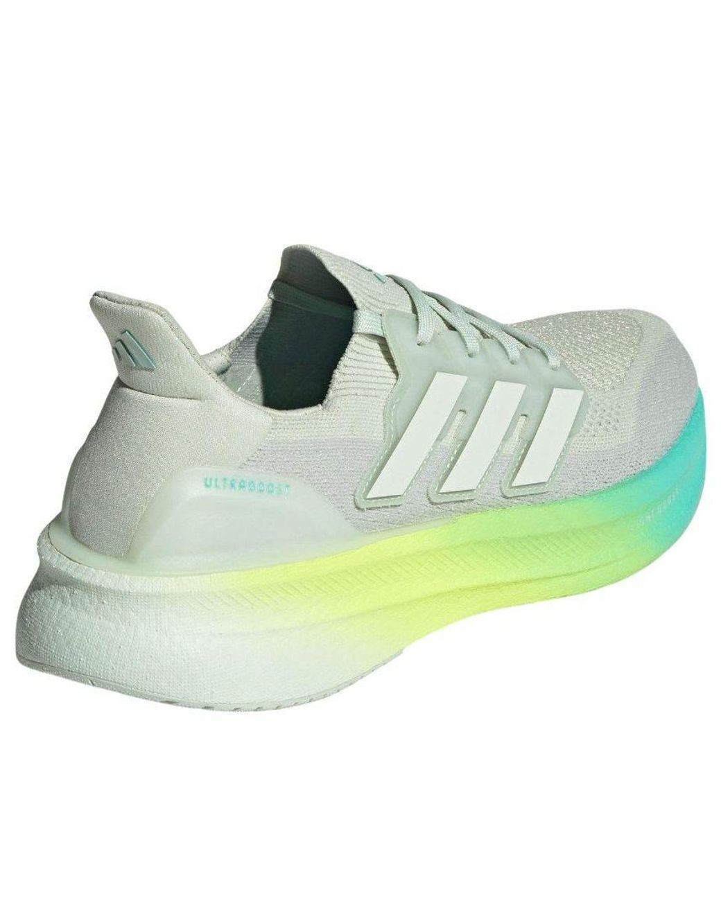 Adidas Green Ultraboost 5 Lucid Lemon Aqua' for men