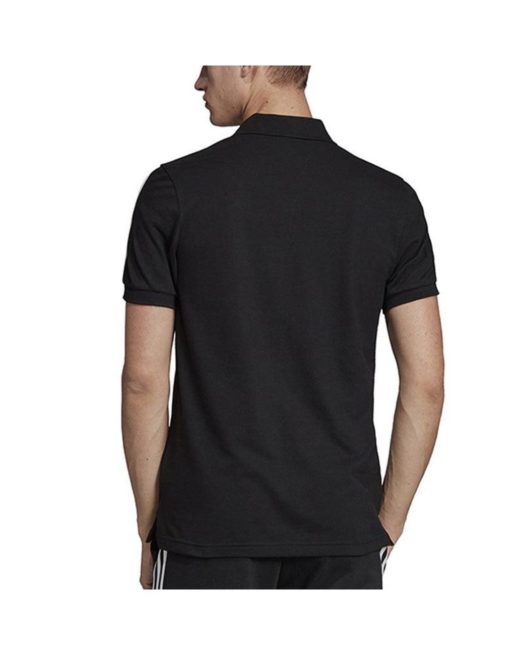 Adidas Black Casual Sports Breathable Short Sleeve Polo Shirt for men