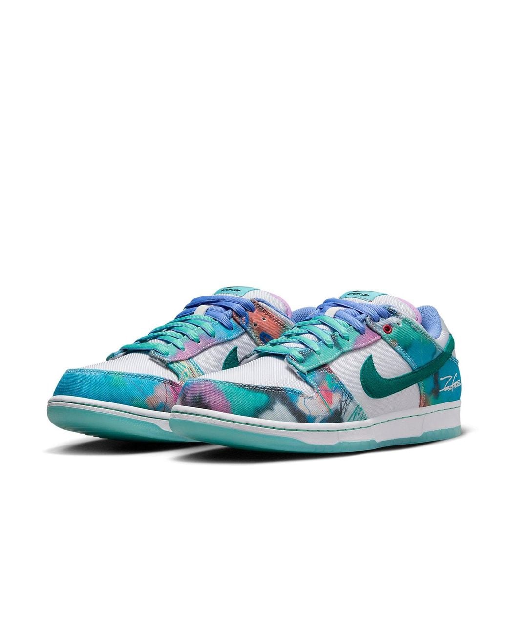Nike Blue X Futura Laboratories Sb Dunk Low 'Bleached Aqua' for men