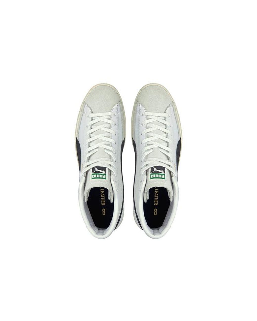 PUMA White Basket Mid Vintage for men