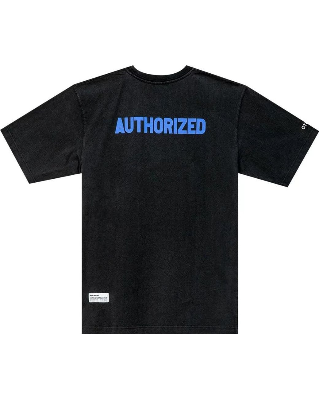 Heron Preston Black Logo Print Af Oversized T-Shirt for men