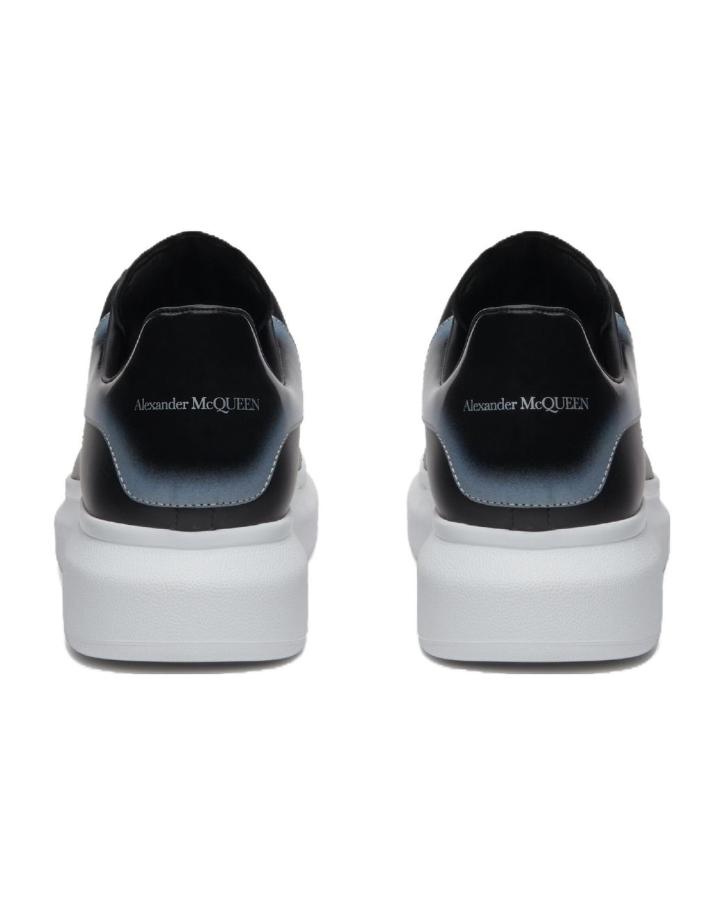 McQueen Blue Larry Leather Sneakers for men