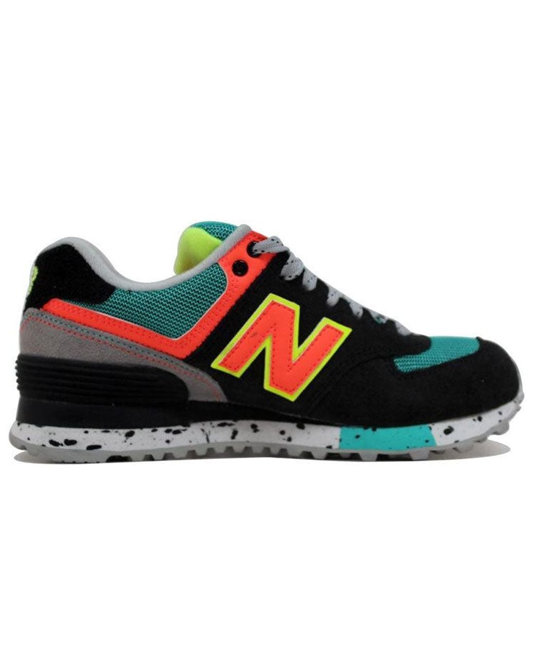 New Balance Red (Wmns) 574 Neon'