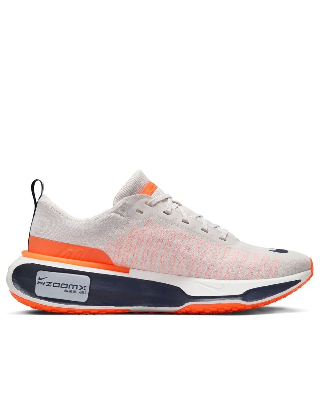 Nike White Zoomx Invincible Run 3 'Phantom Total' for men