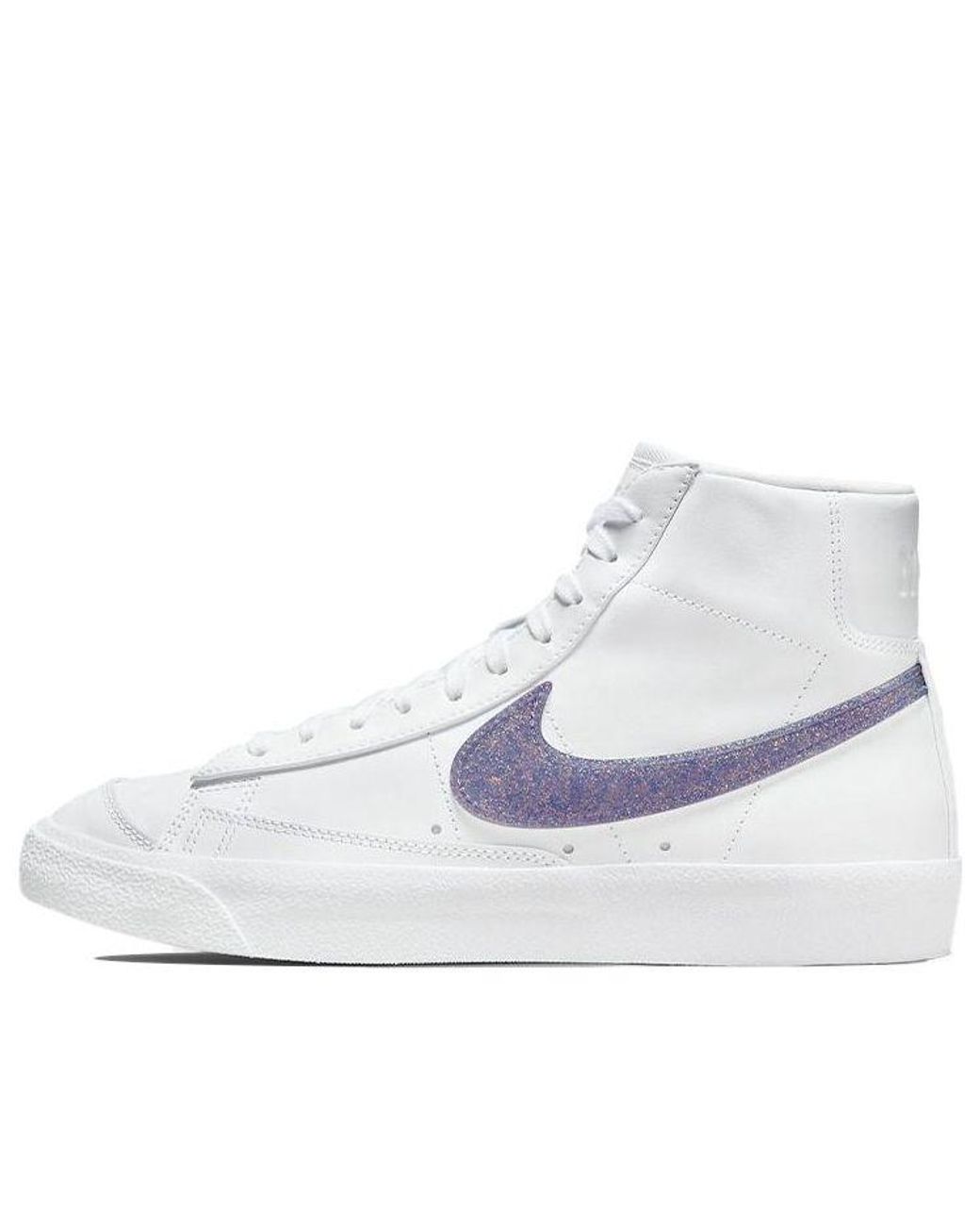 Nike Blazer Mid '77 'purple Glitter' in White | Lyst