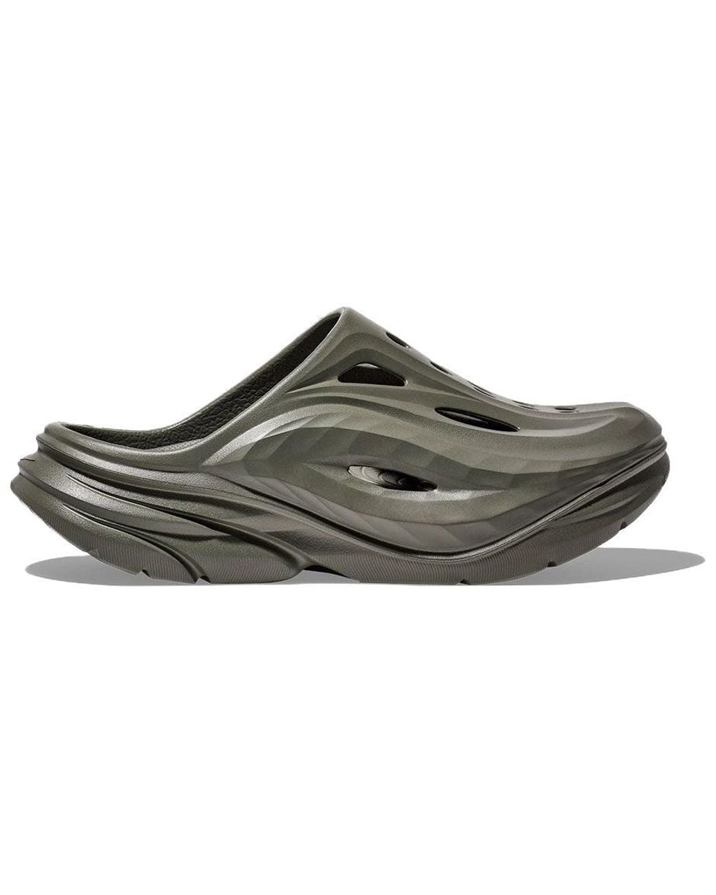 Hoka One One Brown Ora Recovery Mule 'Slate' for men