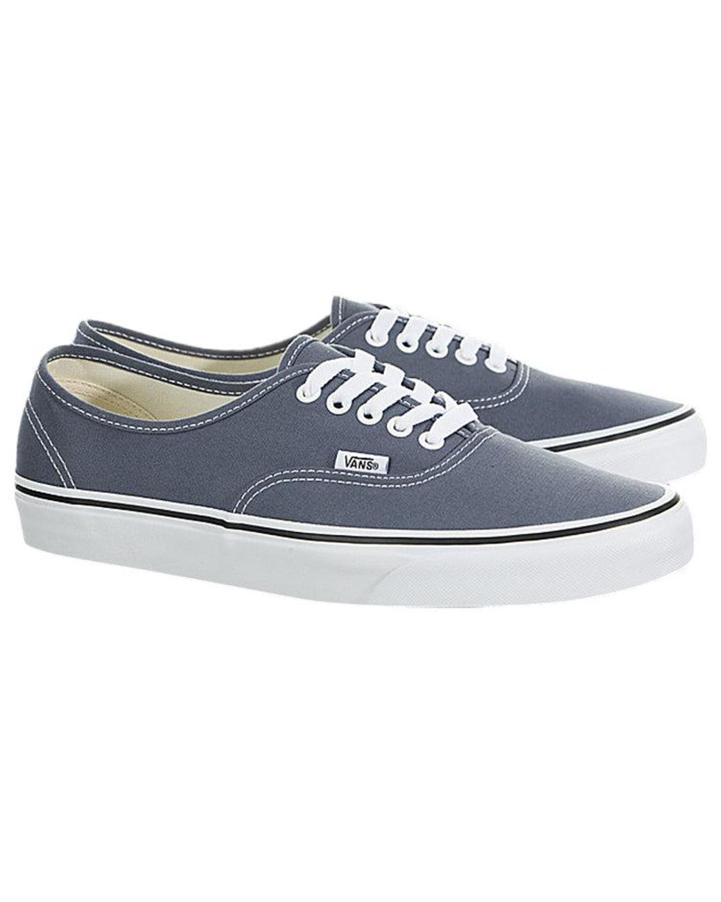 Vans Blue Authentic Casual Low Tops Skateboarding Shoes for men