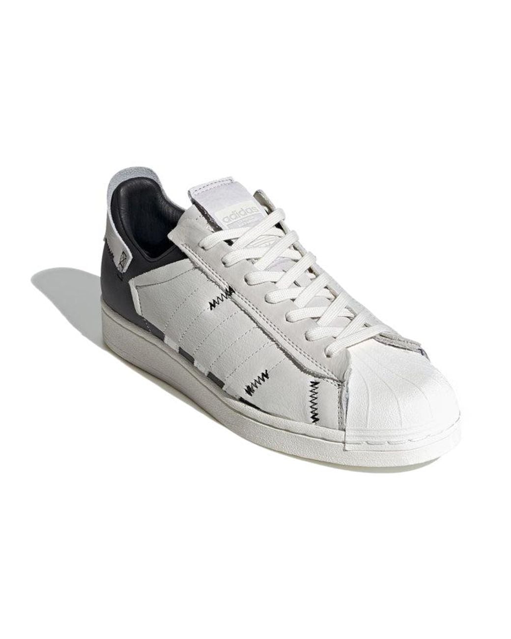 Adidas White Superstar Ws1 'Deconstructed Stripes' for men