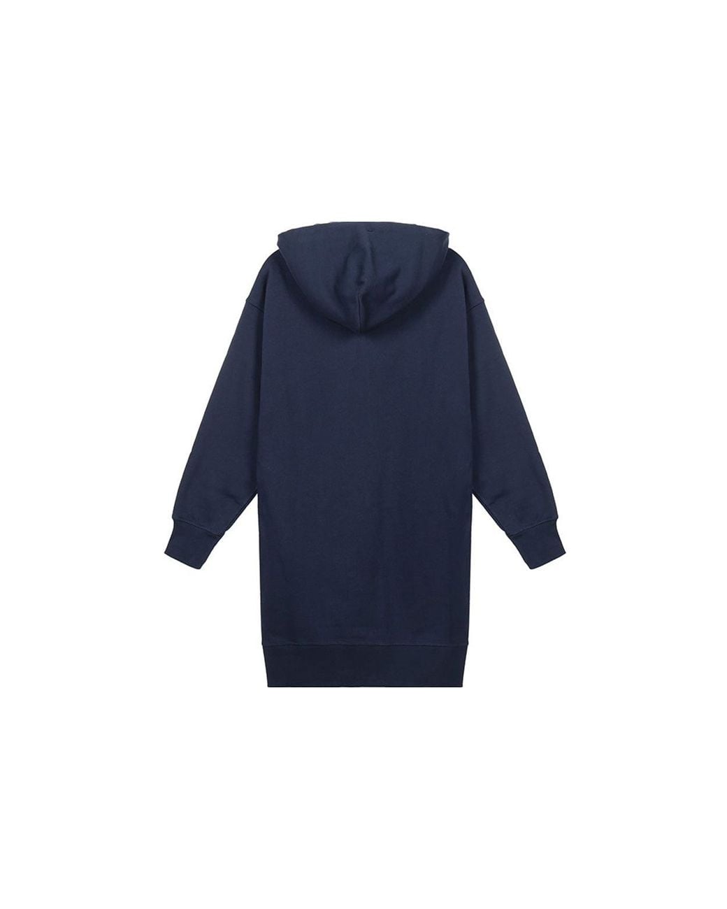 KENZO Blue (Wmns) Fw20 Logo Embroidered Fleece Lined Hooded Long Sleeves Hoodie