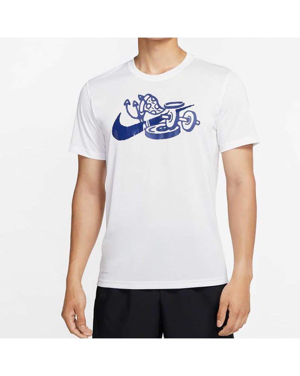Nike White Dri-Fit Legend Training for men