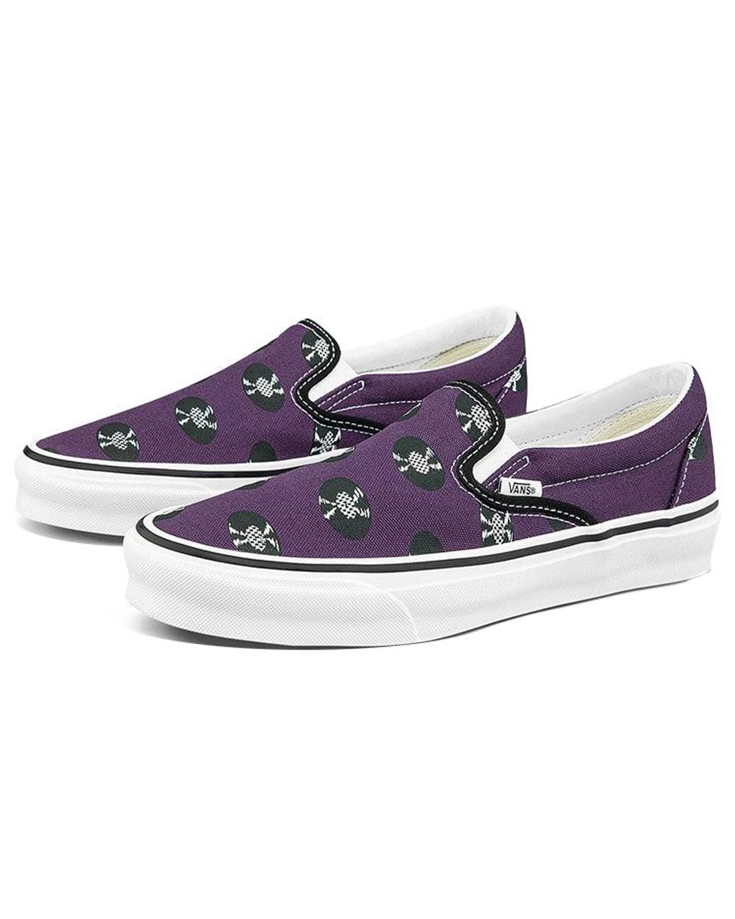 Vans Blue Wacko Maria X Og Classic Slip-On Records' for men