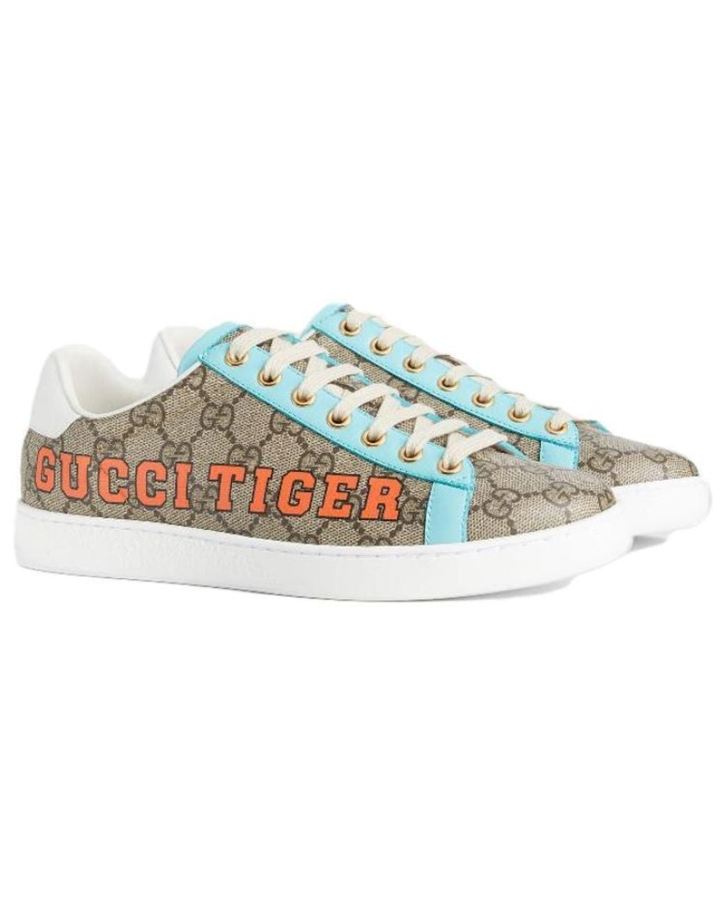 Gucci Natural (Wmns) Ace Gg Supreme Tiger Print'