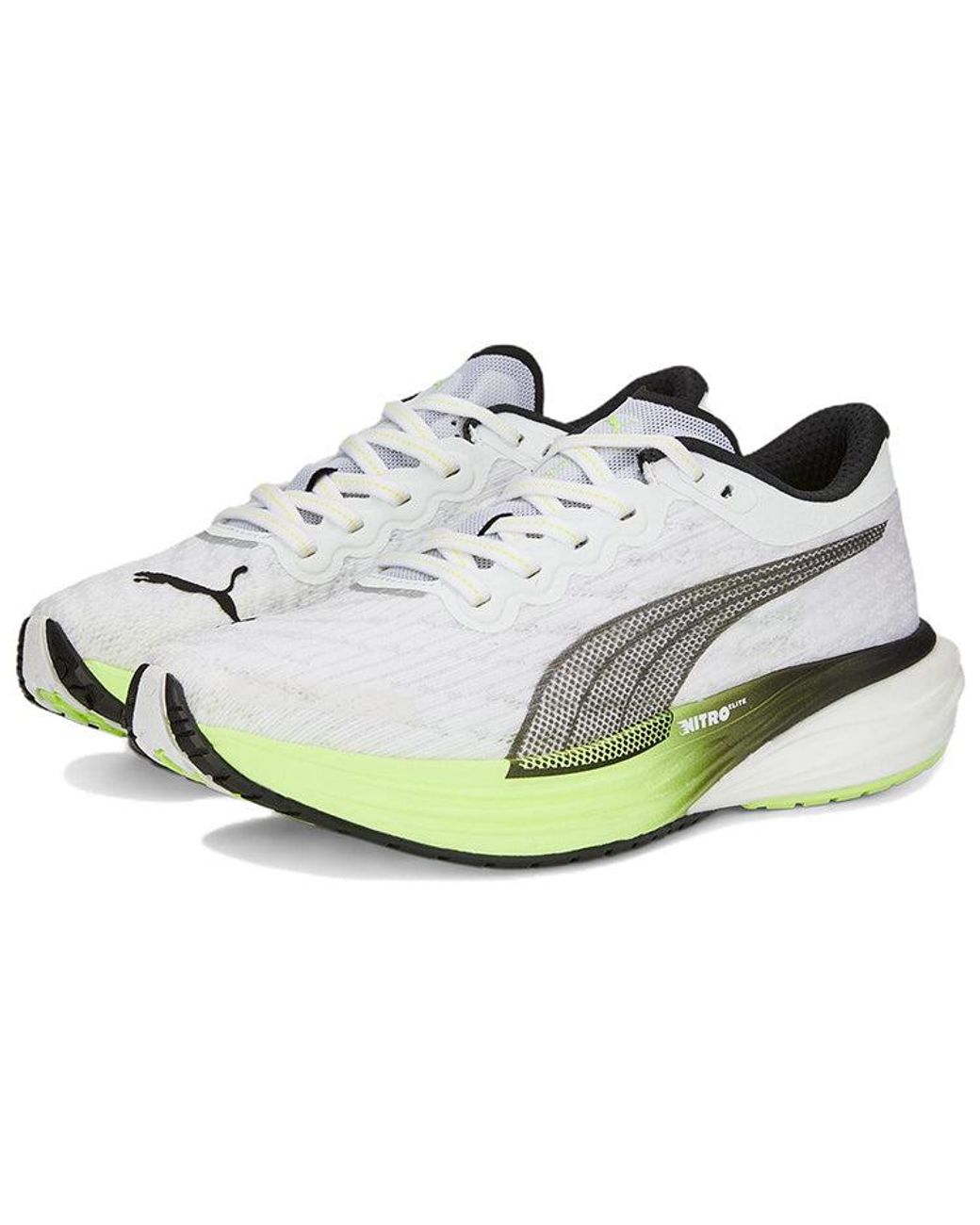 PUMA White (Wmns) Deviate Nitro 2 Fizzy Apple'