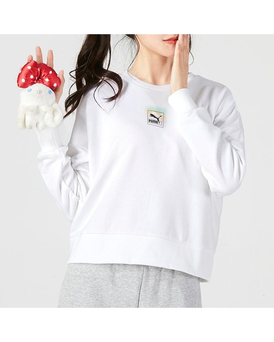 PUMA White (Wmns) Love Sweatshirt