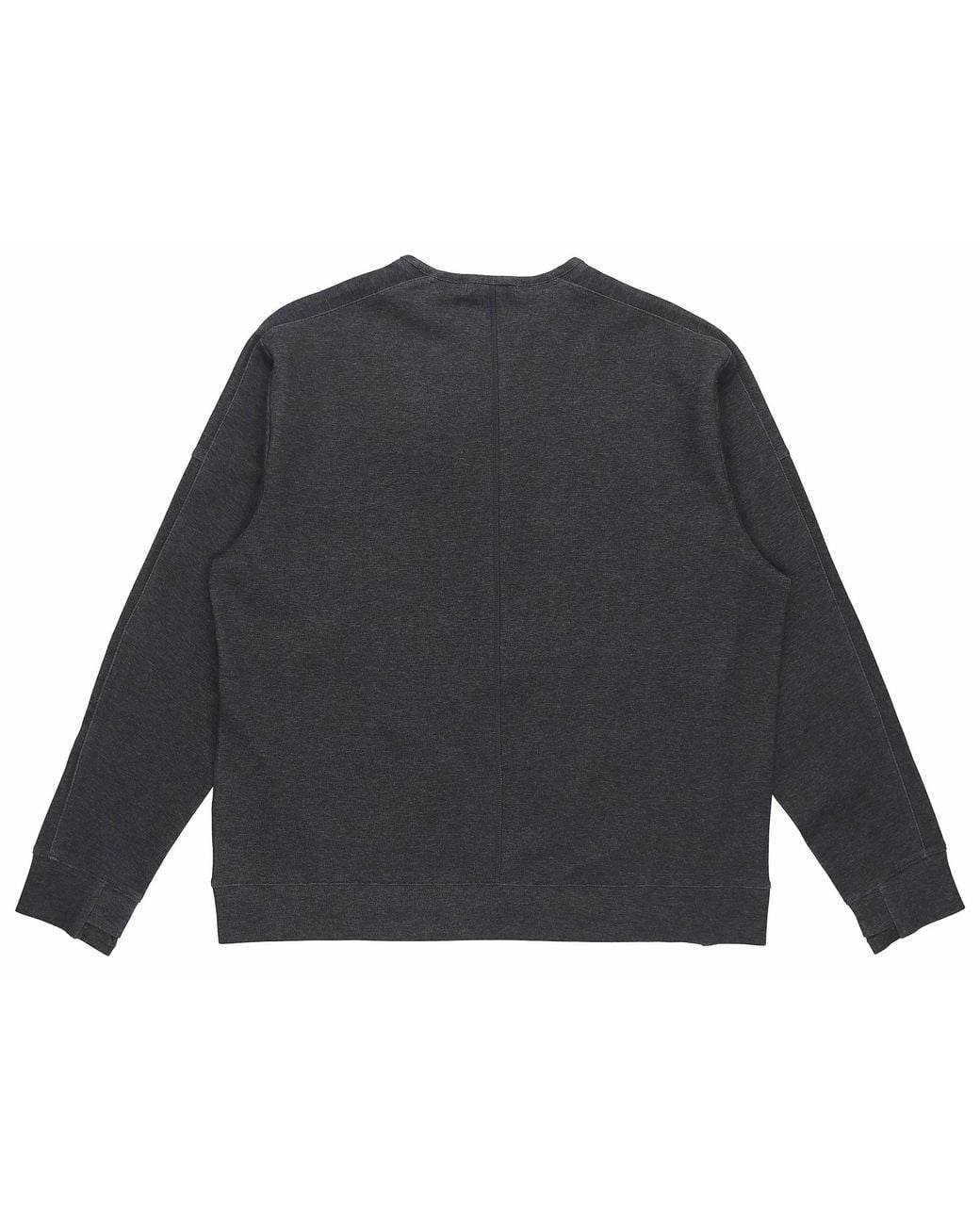 Nike Gray Sports Half Zipper Knit Pullover Long Sleeves T-Shirt for men