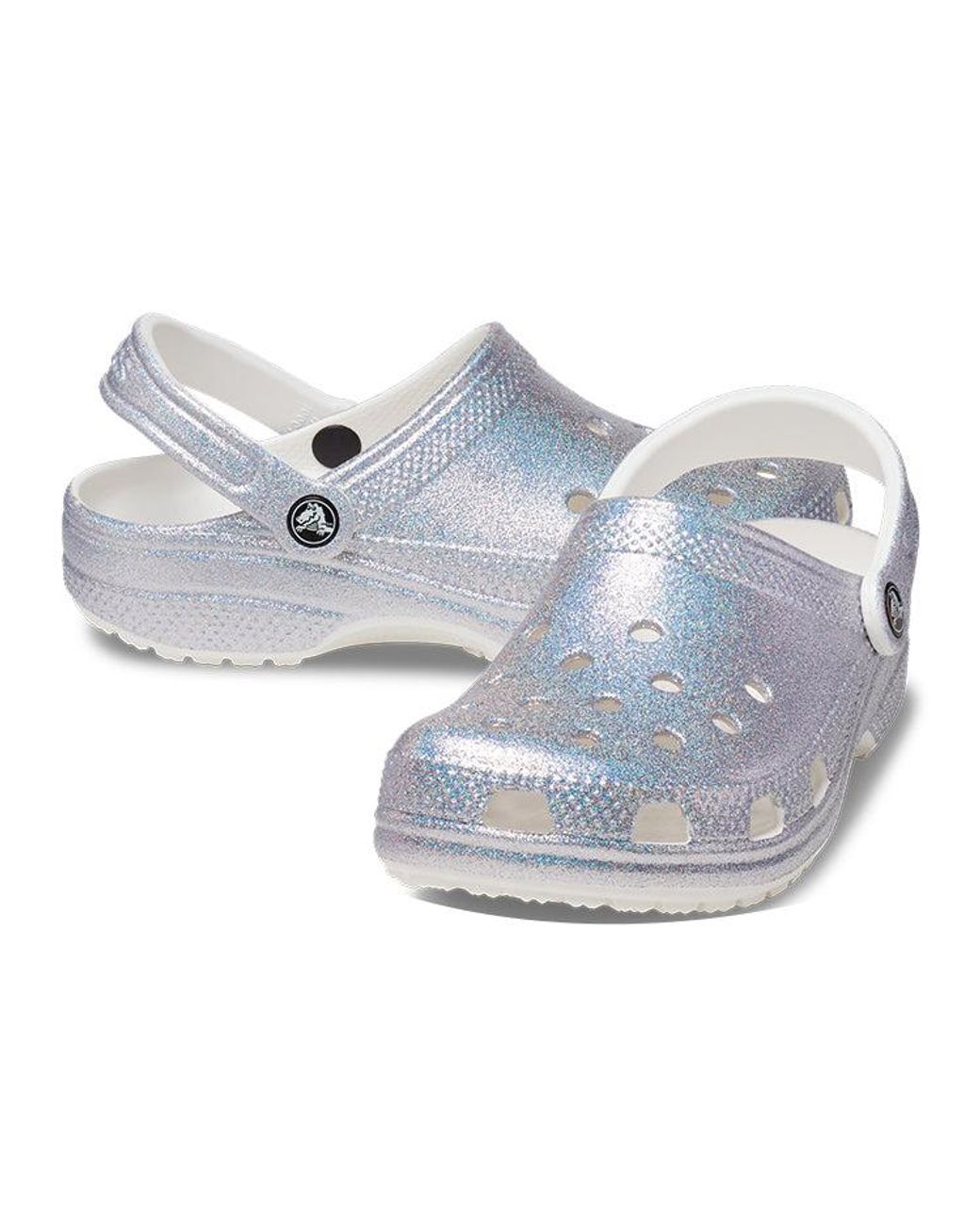 CROCSTM Blue Classic Casual Metallic Sandals