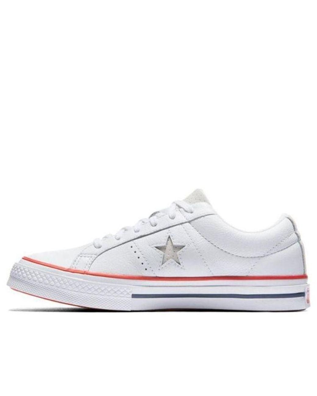Converse White One Star Low for men